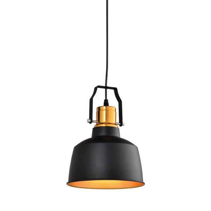 Pendul Moonroe Gtv Decor, Negru, 1xE27, exclus