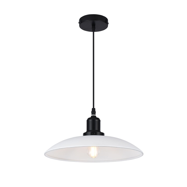 Pendul Horizon Gtv Decor, Alb, 1xE27, exclus