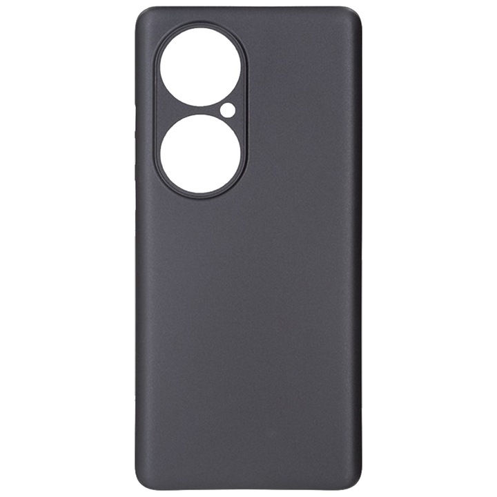 0.3mm SILKASE калъф за Honor 50 Pro, тънък, матова пластмаса, Черен