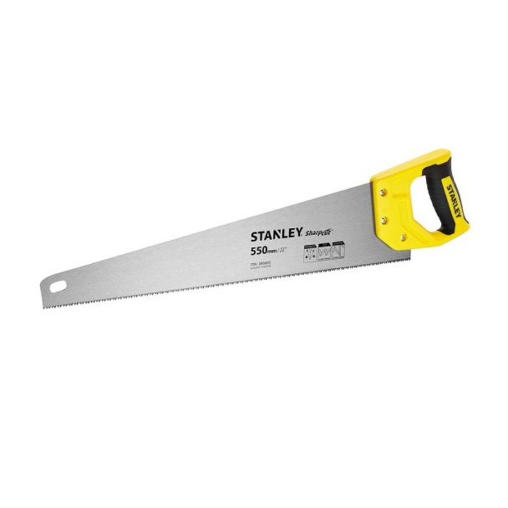 Fierastrau de mana Sharpcut, 7 TPI, 550 mm, Stanley