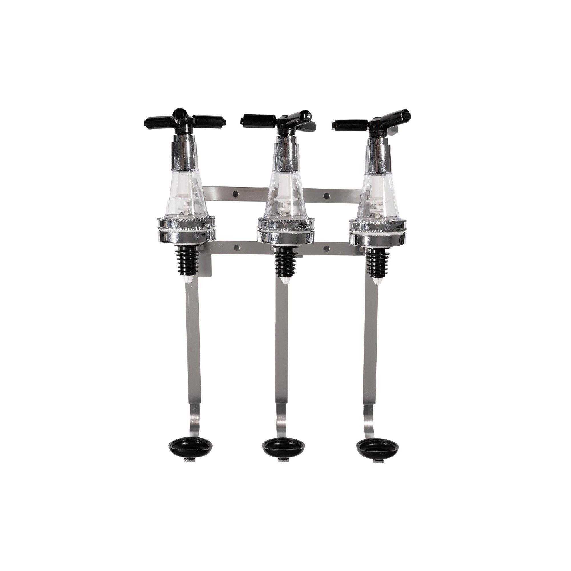 Dispenser De Perete Pentru 3 Sticle, Negru/Argintiu, 750 ml, 1 l eMAG.ro