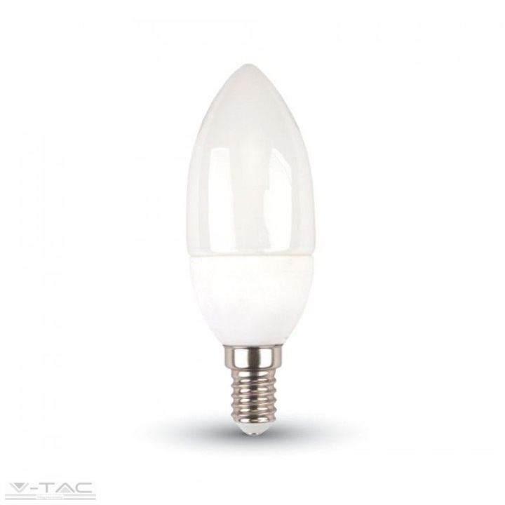 Bec LED 5.5W E14 Lumanare Alb