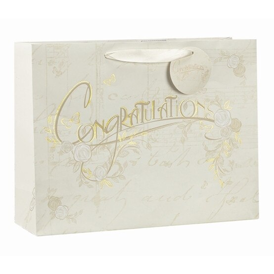 Punga pentru cadou - Congratulations Gold - mini