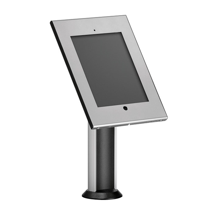 Stand de masa pt. tablete + suport Vogel's pentru tablete cu dimensiunile de minim 236x166x3mm si maxim 285x186x10mm