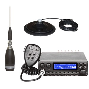 Kit statie radio CB Avanti Kappa II *PRO-version* + Antena radio CB Sirio MW 4000 + Baza magnetica 170 PL
