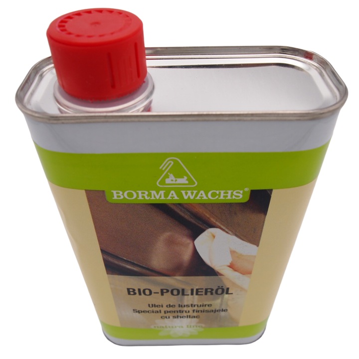 Полиращо масло Borma Wachs, Bio-Polierol, Прозрачно, 500 мл - eMAG.bg