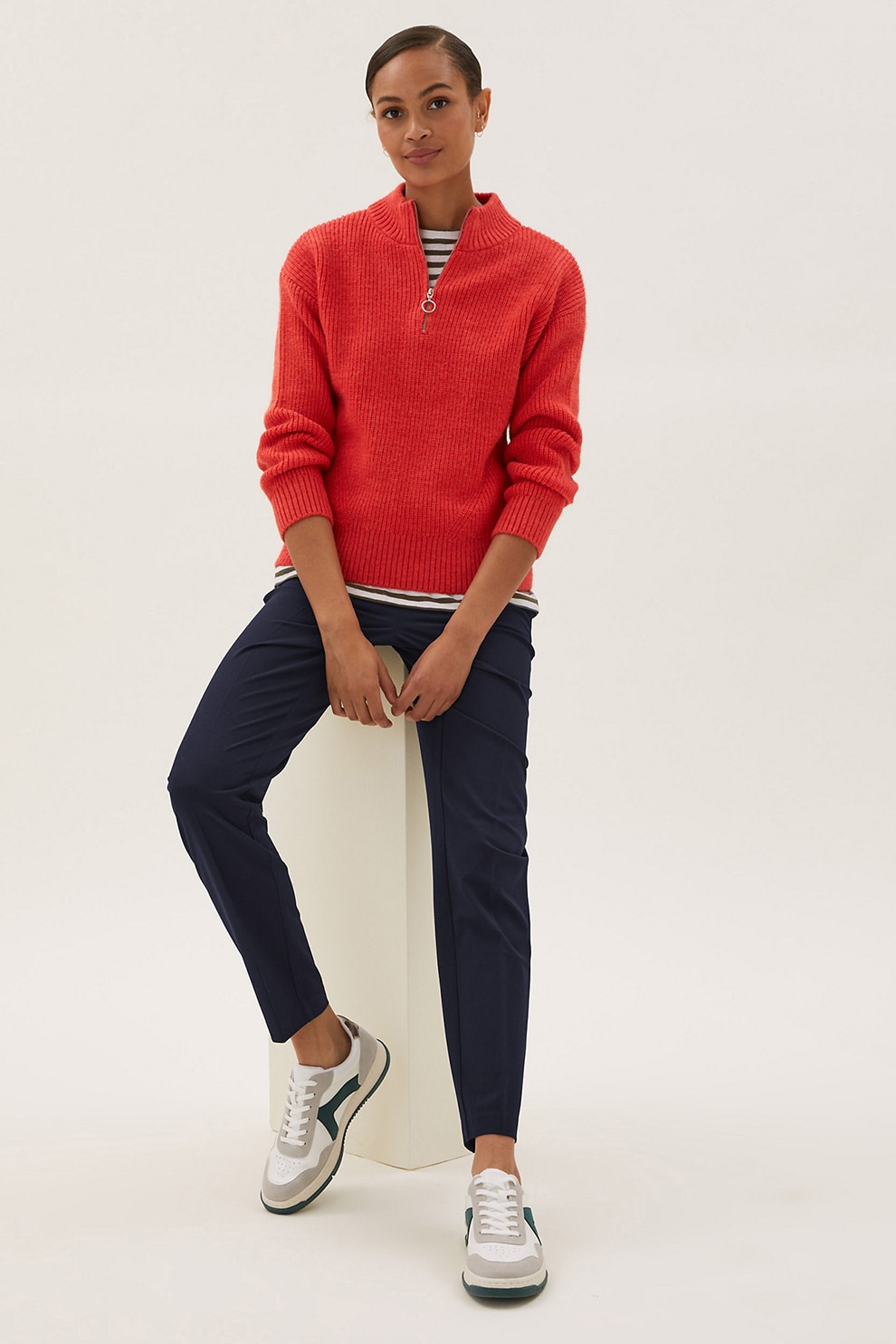 Marks & Spencer STRAIGHT LEG - Pantaloni - Black/nero - Foto 11