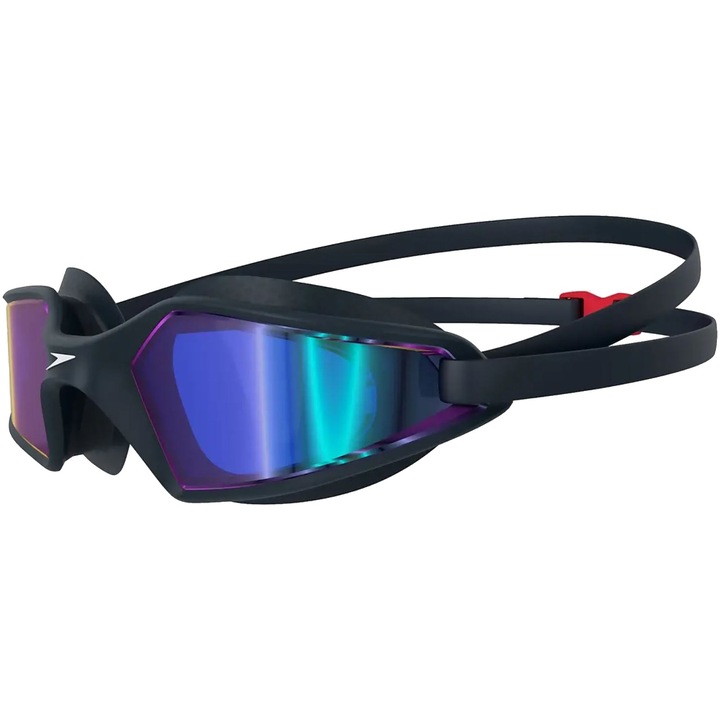 Очила за плуване Speedo Hydropulse, За възрастни, Navy/Oxid Grey/Phoenix Red/Gold