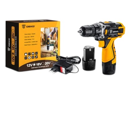 Deko DKCD12FU-Li SET2 Kompakt Akkumulátoros Fúrógép 12V - eMAG.hu
