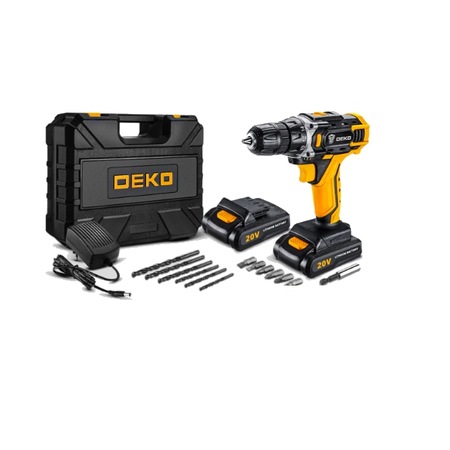 DEKO DKCD20FU-Li SET3 kompakt akkumulátoros fúrógép 20V - eMAG.hu