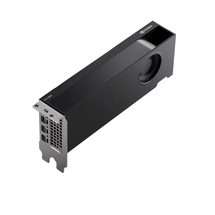 Placa video PNY VCNRTXA2000-12G-PB, RTX A2000, 12GB, PCIE 4.x16, miniDisplayPort 1.4 (4)