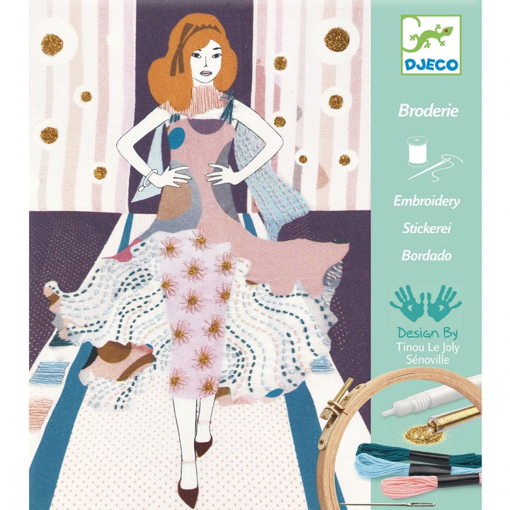 Atelier de brodat si cusut Fashion week, Djeco