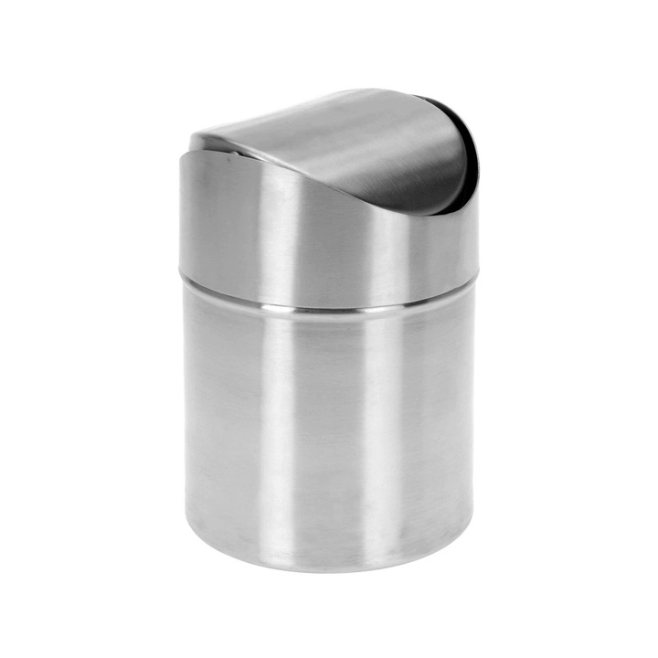 Cos gunoi inox, 1L, Ø11cm, h-18cm