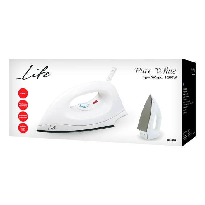 Fier de calcat, Life, 1200 W, Alb