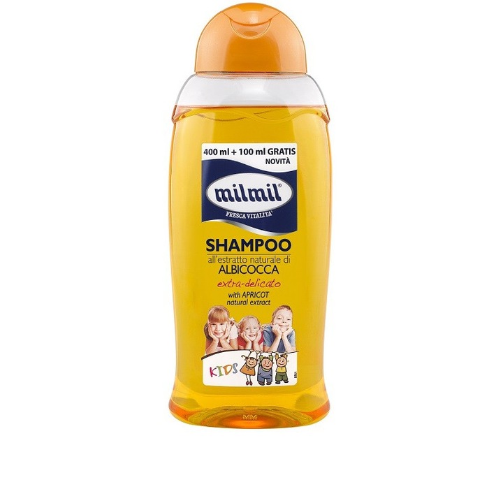 Set 3 x Sampon Copii Mil Mil Caise 500 ml