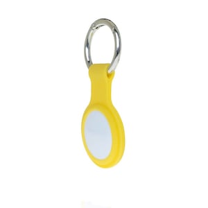 Breloc din silicon pentru Apple AirTag, Torrii AirTag BonJelly, galben