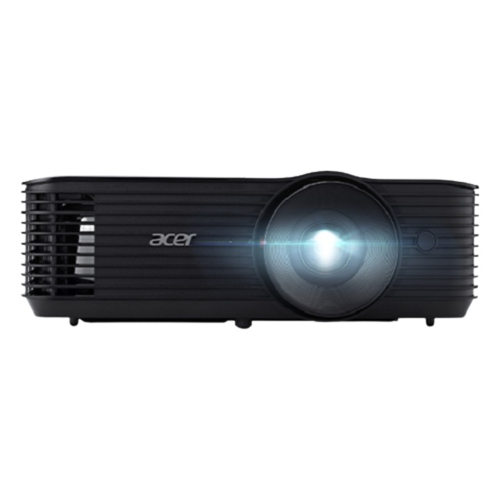 Видео проектор Acer X1128I, DLP, SVGA 800* 600, up to WUXGA 1920* 1200, 4500 лумена, 4:3/ 16:9, 20.000:1, Включен WirelessProjection-Kit (UWA5), EZCast, Miracast Wi-Fi, Черен