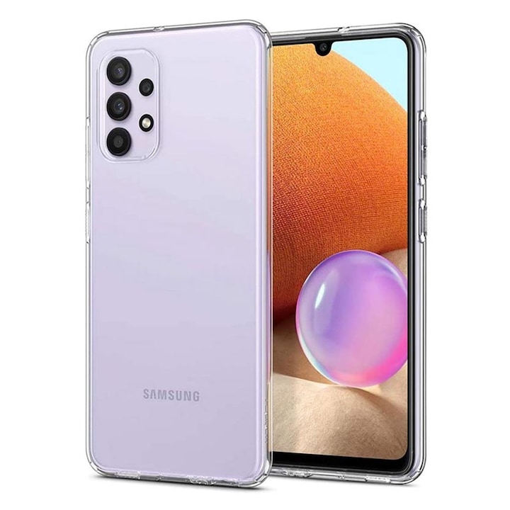 Szilikon tok Samsung Galaxy A13 4G-hez, Kristálytiszta, Ultra Protection Technology, Átlátszó