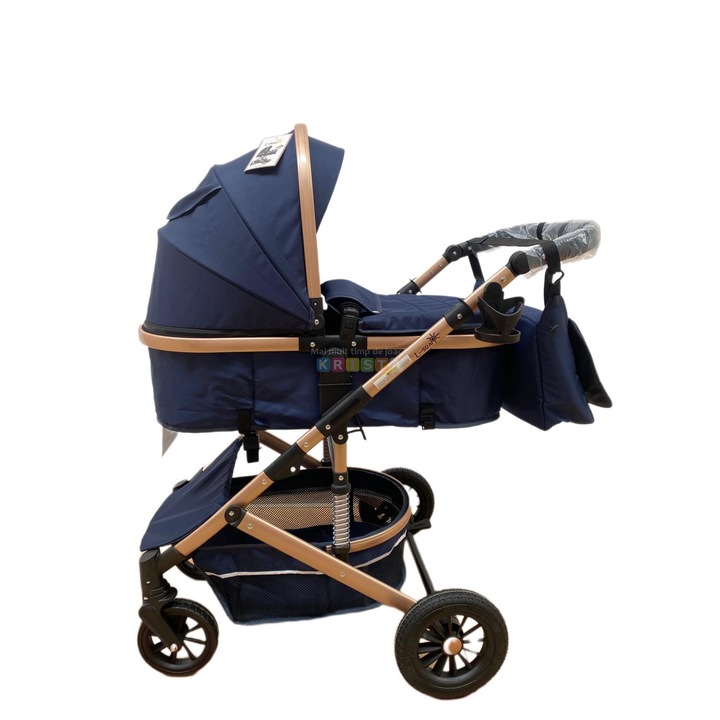 Количка 2 в 1, с окачване, T7 синя, L-Sun®