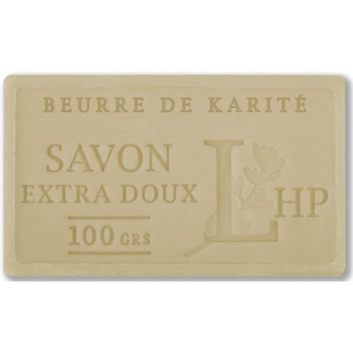 Sapun natural de Marsilia cu Unt de Shea, 100 g LHP Lavanderaie de Haute Provence