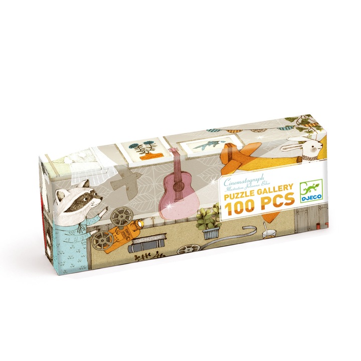 Пъзел Кино, 100 части, 97 x 33 см, Djeco