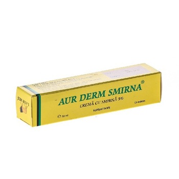 Crema Aur Derm cu Smirna 5%, 30 ml, Laur Med Crema Aur Derm cu Smirna 5%, 30 ml, Laur Med