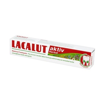 Pasta de dinti Lacalut Aktiv Herbal 75ml Pasta de dinti Lacalut Aktiv Herbal 75ml