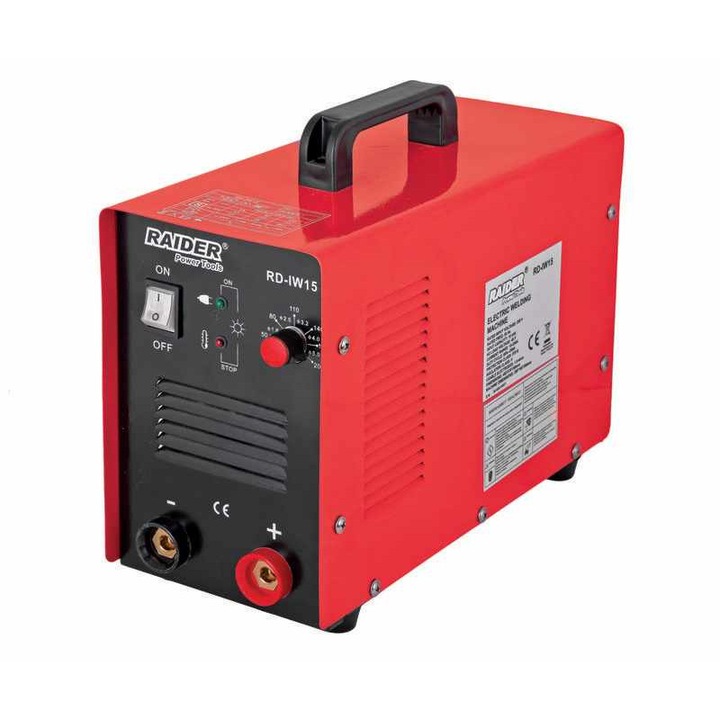 Invertor sudura Raider RD-IW15, Reglaj curent 10-200A