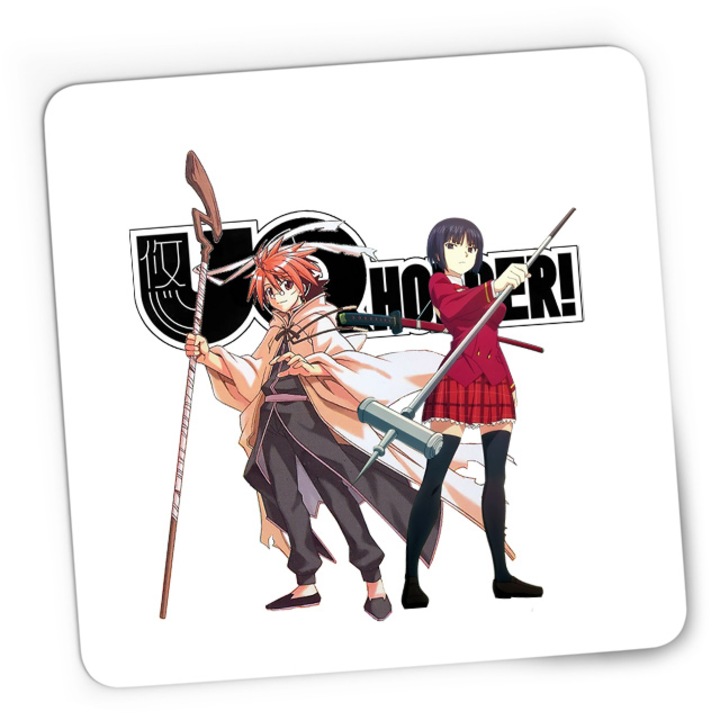 Mousepad Gaming UQ Holder Negi Orte Ken Akamatsu Anime, 21x19 cm