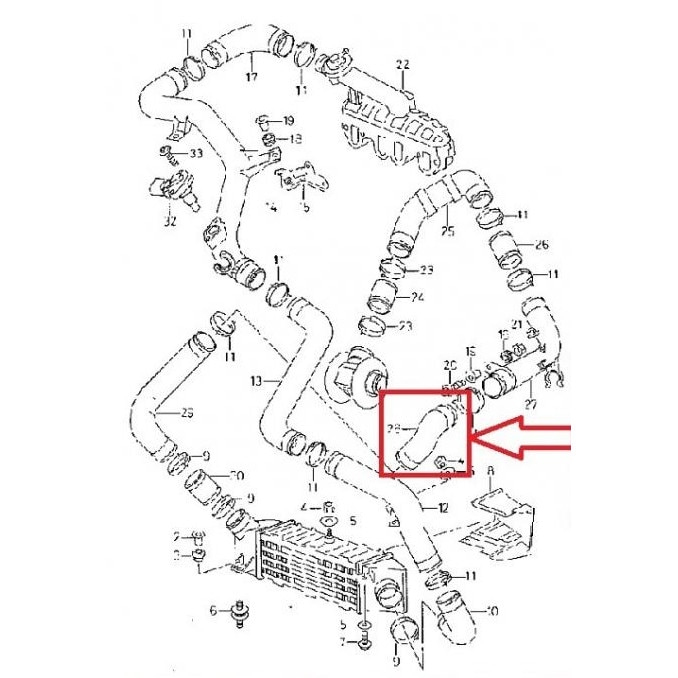 Furtun aer intercooler, Turborury, SEAT LEON 1.9 TDI 6K0145834C eMAG.ro