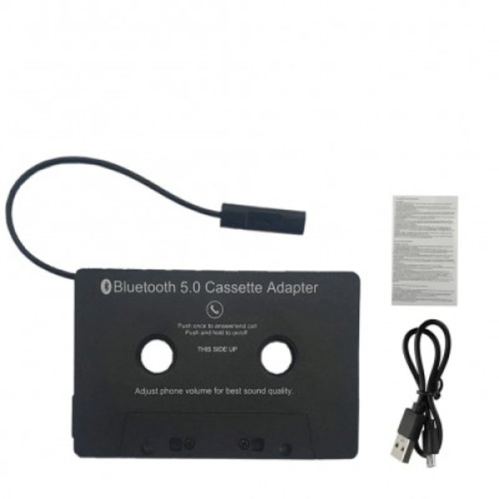 Adaptor caseta Bluetooth 5.0 pentru CD player telefon si masina