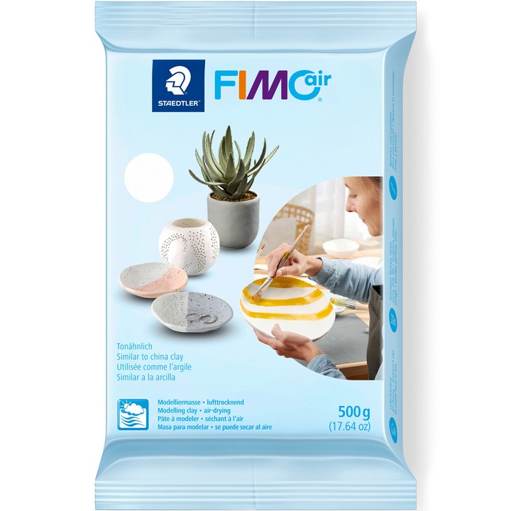 Пластилин FIMOair Basic 500 гр, Бял