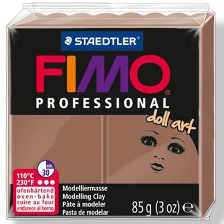 Fimo Porcelángyurma, 85 g, "Professional Doll Art", nugát