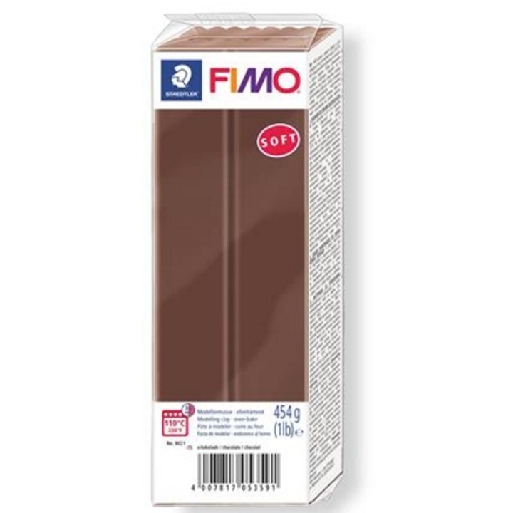 Пластилин Fimo, 454 g, горим, "Soft", шоколад