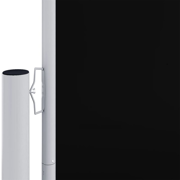 vidaXL fekete behúzható oldalsó napellenző 160 x 1000 cm 15.4 kg
