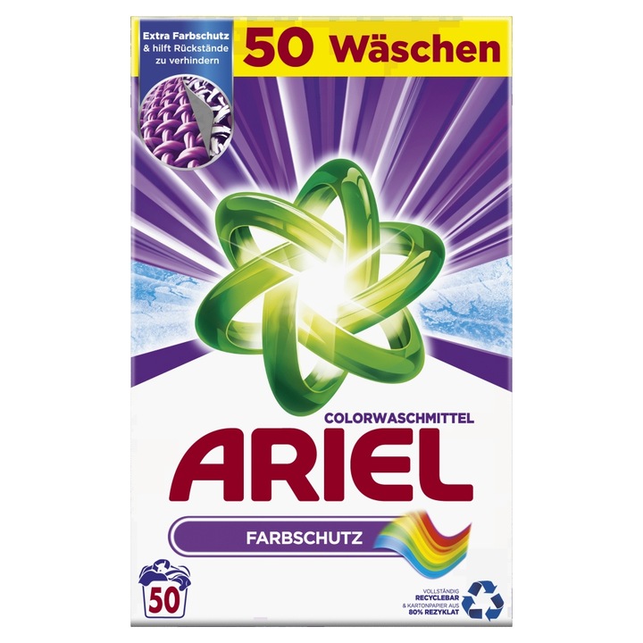 Прах за пране Ariel Color+ 3.25KG/50 пранета