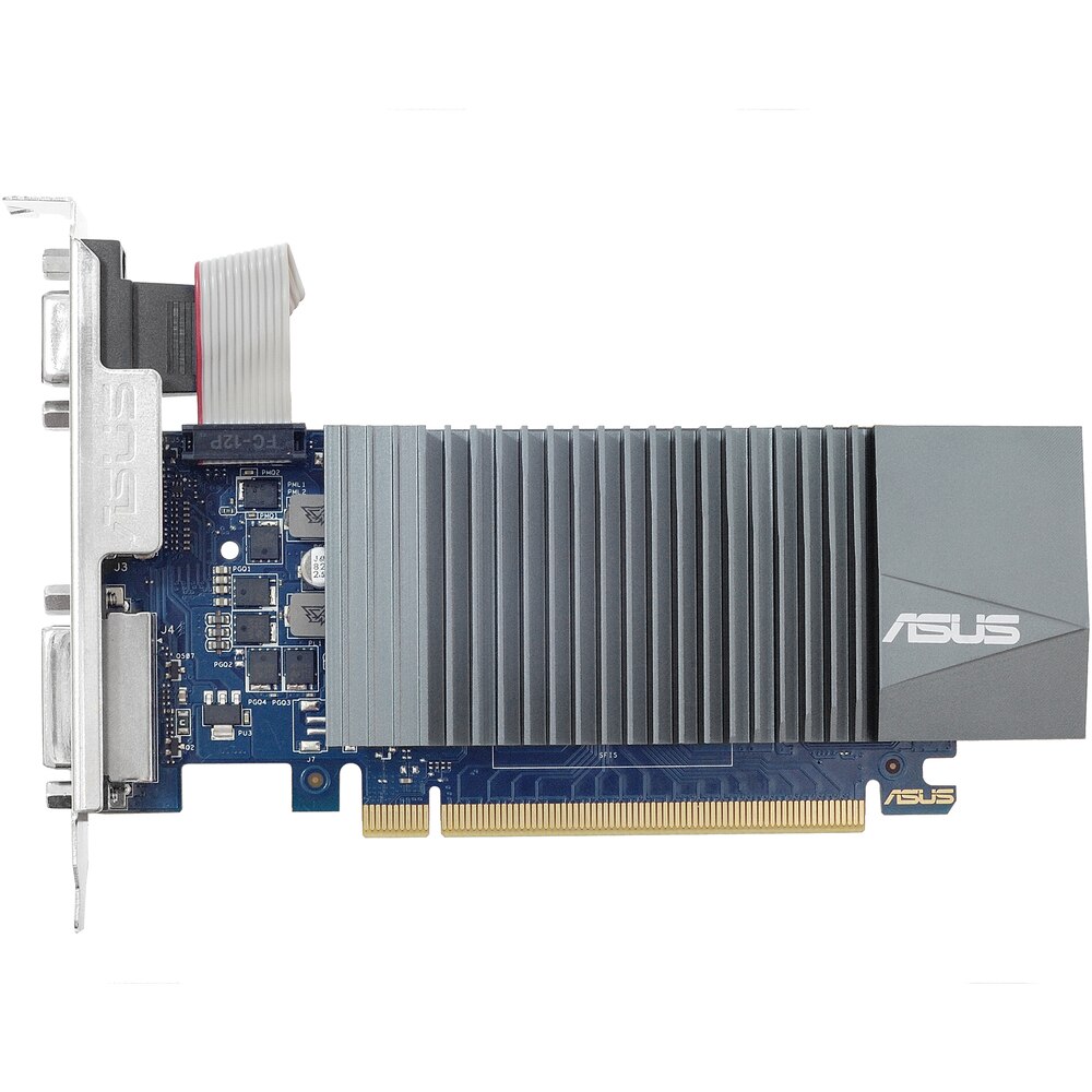 Видеокарта ASUS GT730-SL-2GD5-BRK-E, NVIDIA GeForce GT 730, 2 GB, GDDR5 ...