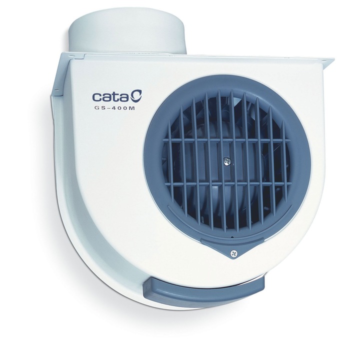 Ventilator de extractie pentru bucatarie Cata, GS-400 M, 290 m3/h, Clasa B, 60w, 52dB, centrifugal