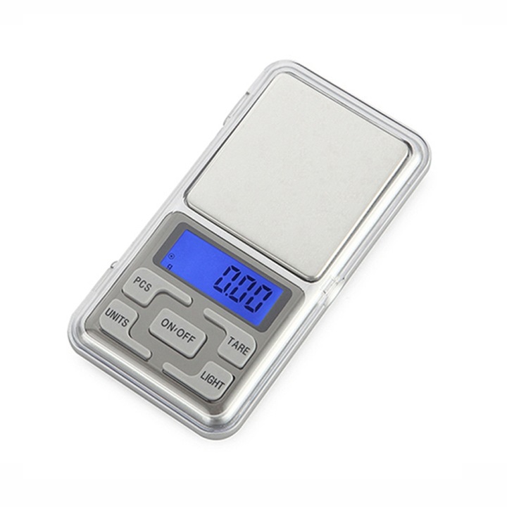 Mérleg SS000041, MH-200, szürke, zsebes, aranyműves mérleg, 0,01 g-tól 200 g-ig