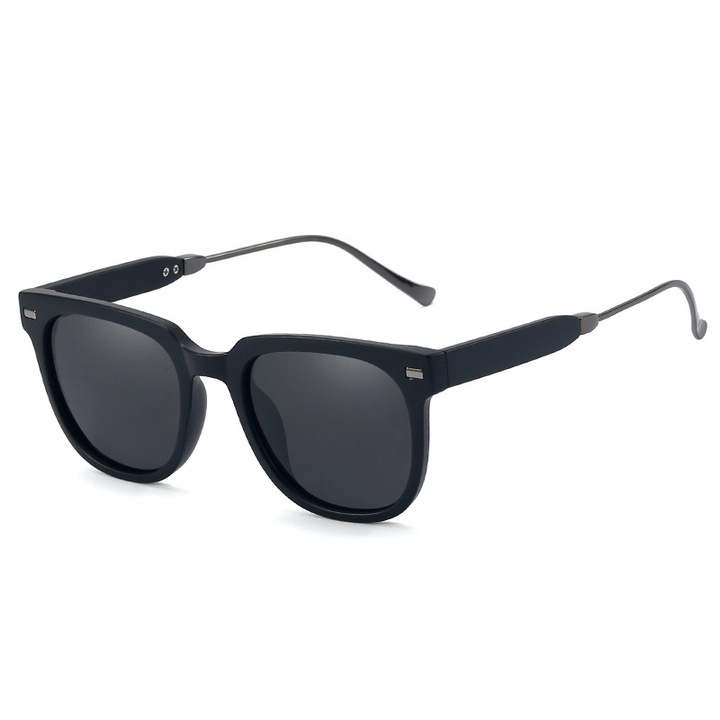 PC поляризирани слънчеви очила - Слънчеви очила с UV защита (MM95837) - пясъчно черно / сиво