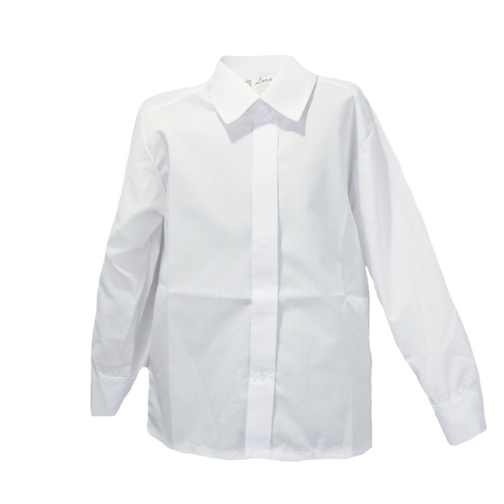 Тениска с дълъг ръкав за момче Lora LRO4-A, бяла, Бял