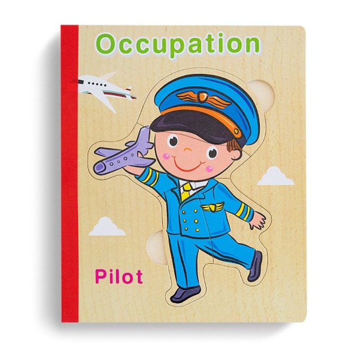 Fából készült puzzle könyv PZ040