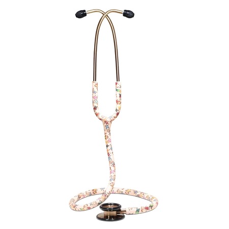 Stetoscop cu capsula dubla, Teqler, 74 cm, varfuri moi pentru urechi, editie exclusiva copii