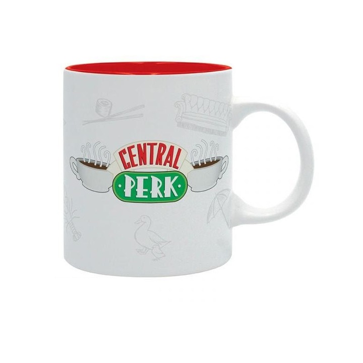Friends - jóbarátok: central perk kerámia bögre, 320 ml