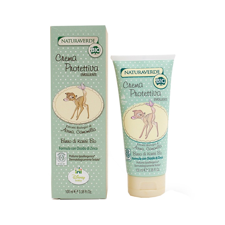 Crema protectiva Naturaverde BIO Bambi pentru copii, 100 ml