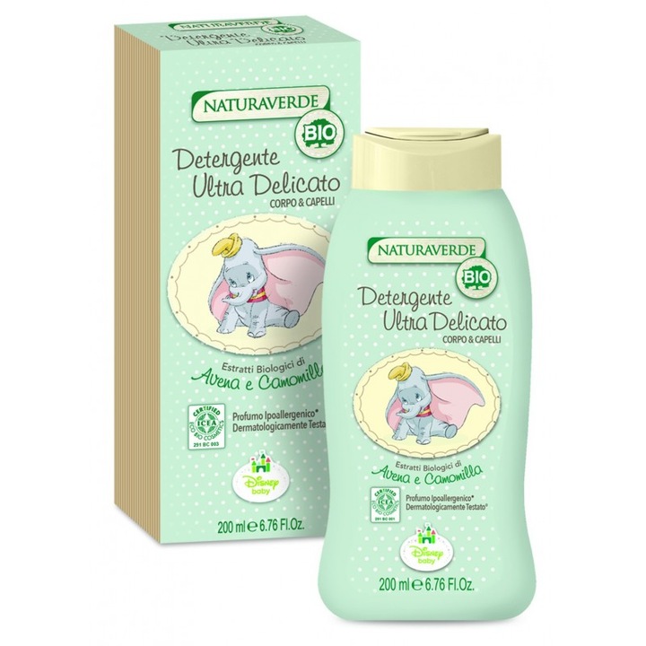 Solutie curatare Naturaverde BIO Dumbo pentru copii, 200 ml