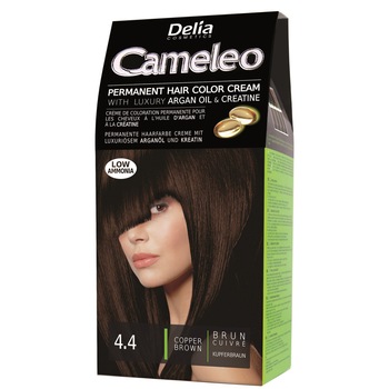 Vopsea de par Delia Cosmetics Cameleo, 4.4 Copper Brown Vopsea de par Delia Cosmetics Cameleo, 4.4 Copper Brown