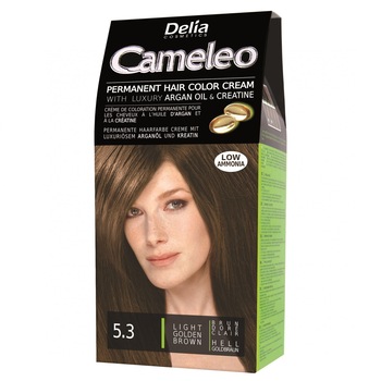 Vopsea de par Delia Cosmetics Cameleo, 5.3 Light Golden Brown Vopsea de par Delia Cosmetics Cameleo, 5.3 Light Golden Brown