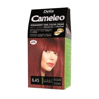 Vopsea de par Delia Cosmetics Cameleo, 6.45 Light Mahogany Vopsea de par Delia Cosmetics Cameleo, 6.45 Light Mahogany