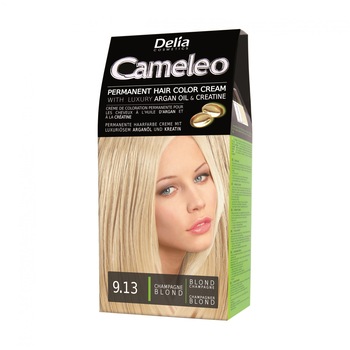 Vopsea de par Delia Cosmetics Cameleo, 9.13 Champagne Blond Vopsea de par Delia Cosmetics Cameleo, 9.13 Champagne Blond